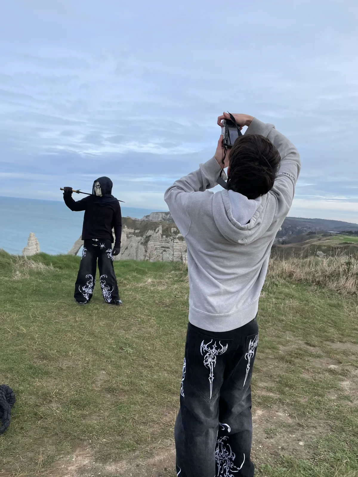 Photographe réalisant le shooting Amosia