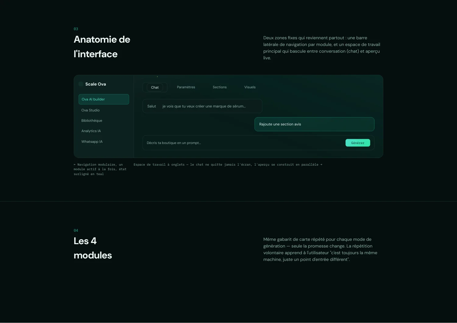 Moodboard UI UX Scale OVA : anatomie de l’interface