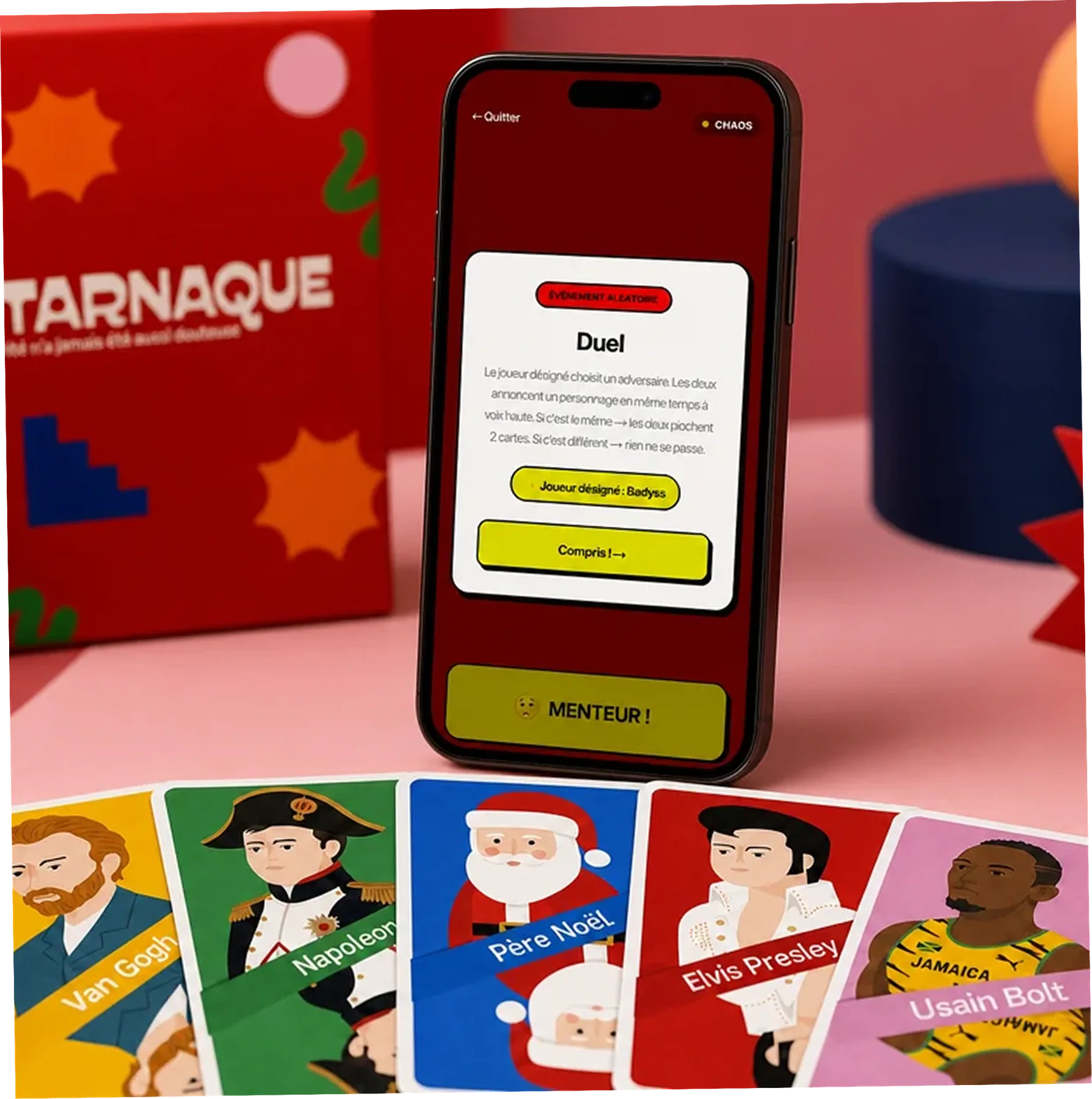Application et cartes Starnaque