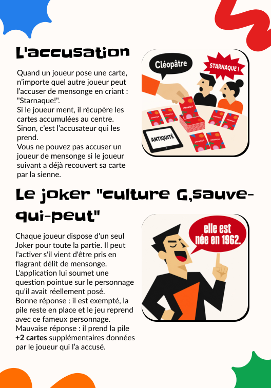 Accusation et joker de Starnaque